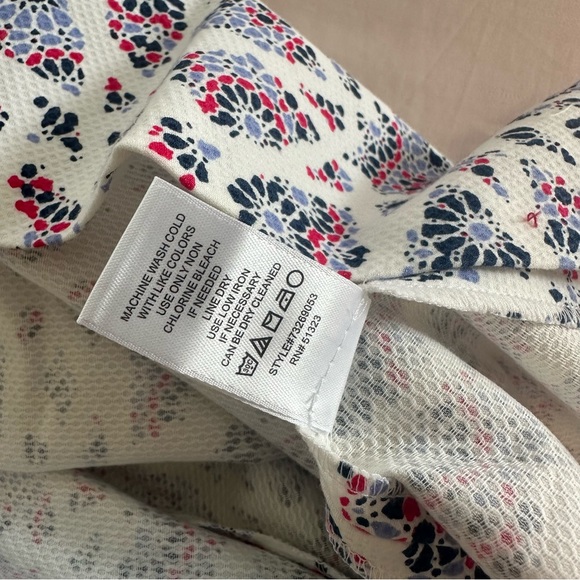 NWT CeCe Mosaic cutout fit and flare Red White and Blue dress - Picture 4 of 8